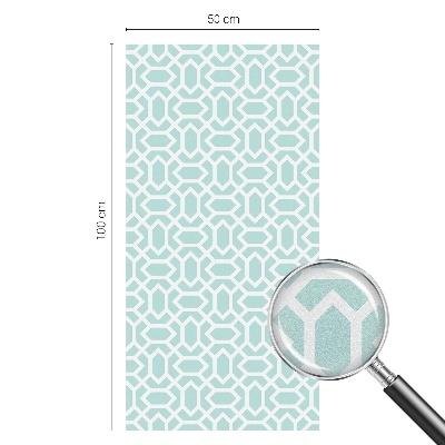 Fensterfolie mit Motiv Buntglas Geometrische Muster