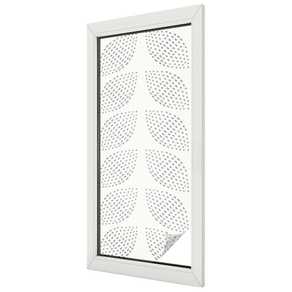 Sichtschutz Klebefolie für Fenster Gepunktete Blätter