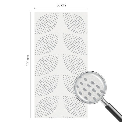 Sichtschutz Klebefolie für Fenster Gepunktete Blätter