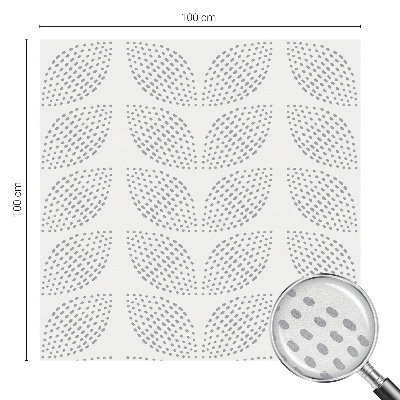 Sichtschutz Klebefolie für Fenster Gepunktete Blätter