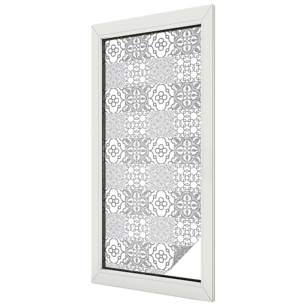 Fensterfolie mit Motiv Buntglas Klassische Muster