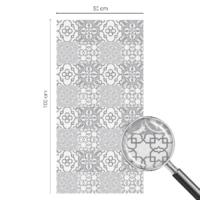 Fensterfolie mit Motiv Buntglas Klassische Muster