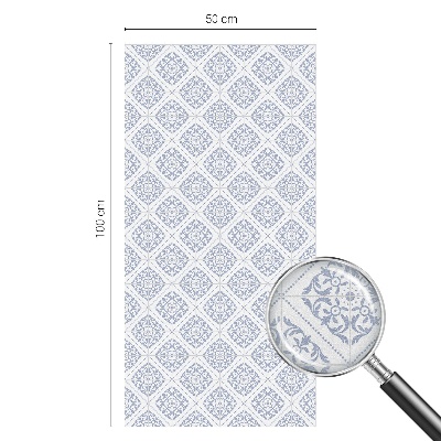 Milchglasfolie Fenster Buntglasoptik Zarte Rosetten