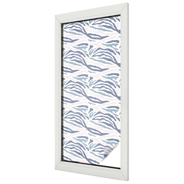 Sichtschutz Klebefolie für Fenster Zebra-Muster