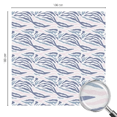 Sichtschutz Klebefolie für Fenster Zebra-Muster