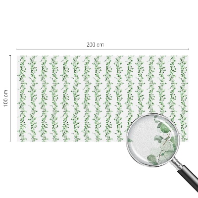 Fensterfolie Sichtschutz Grüne Girlanden