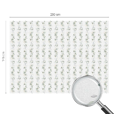 Milchglasfolie Fenster Buntglasoptik Pflanzenzauber