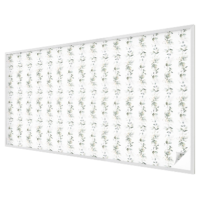 Milchglasfolie Fenster Buntglasoptik Pflanzenzauber