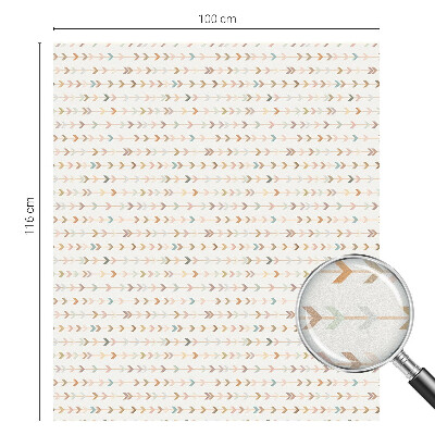 Fensterfolie Sichtschutz Pfeilmuster
