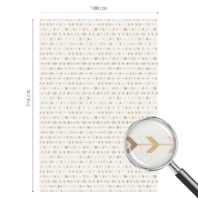 Fensterfolie Sichtschutz Pfeilmuster