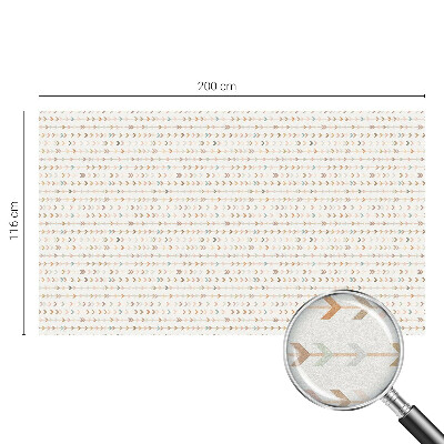 Fensterfolie Sichtschutz Pfeilmuster