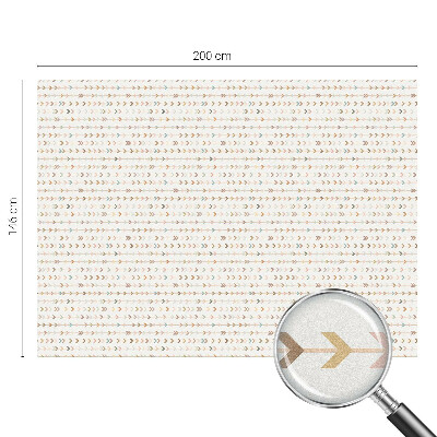 Fensterfolie Sichtschutz Pfeilmuster