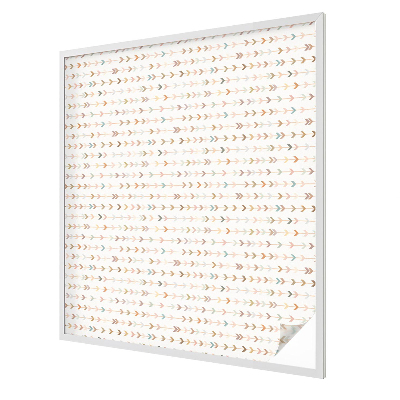 Fensterfolie Sichtschutz Pfeilmuster