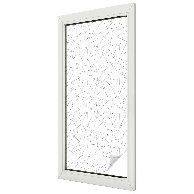 Fensterfolie mit Motiv Buntglas Geometrische Muster