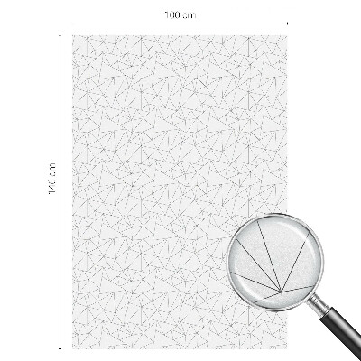 Fensterfolie mit Motiv Buntglas Geometrische Muster