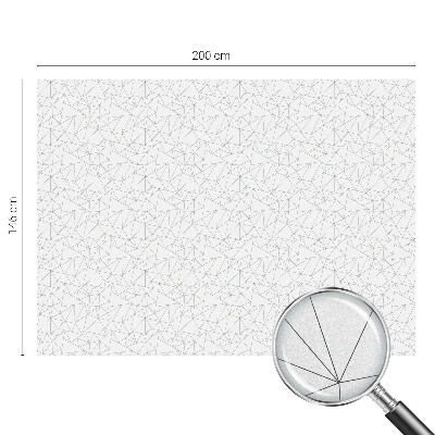 Fensterfolie mit Motiv Buntglas Geometrische Muster