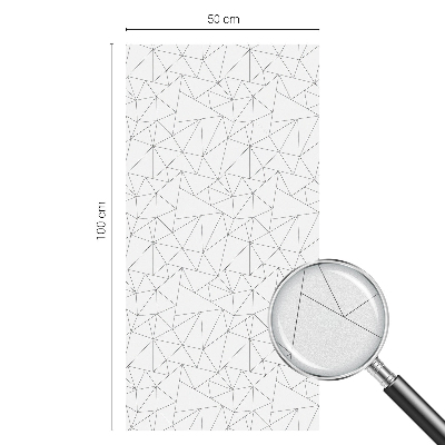 Fensterfolie mit Motiv Buntglas Geometrische Muster