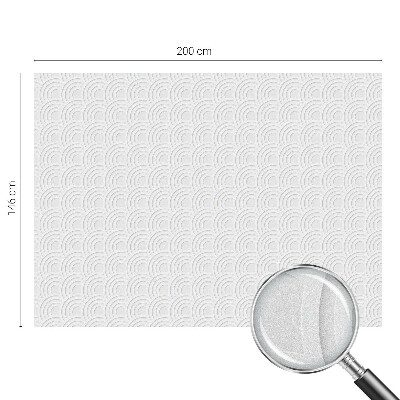 Milchglasfolie Fenster Buntglasoptik Graue Bögen