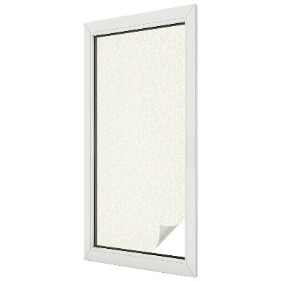 Fensterfolie mit Motiv Buntglas Pflanzenornament