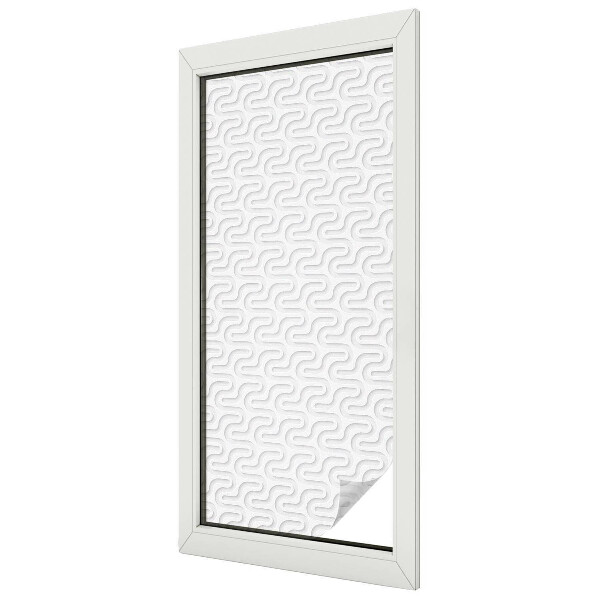 Sichtschutz Klebefolie für Fenster Minimalistisches Design