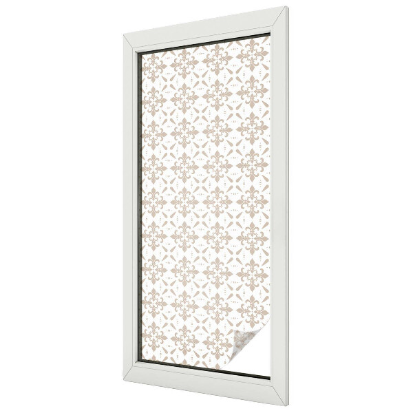 Fensterfolie mit Motiv Buntglas Elegante Muster