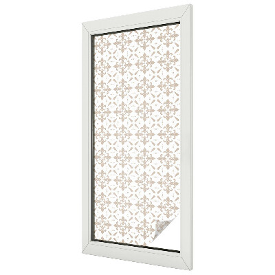 Fensterfolie mit Motiv Buntglas Elegante Muster
