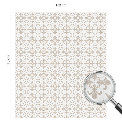 Fensterfolie mit Motiv Buntglas Elegante Muster