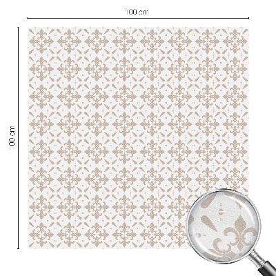 Fensterfolie mit Motiv Buntglas Elegante Muster