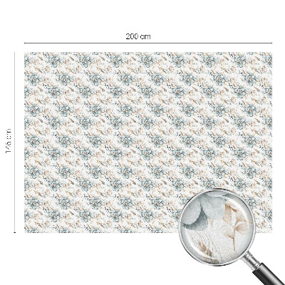 Milchglasfolie Fenster Buntglasoptik Florale Eleganz