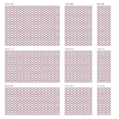 Fensterfolie Sichtschutz Ovale Formen