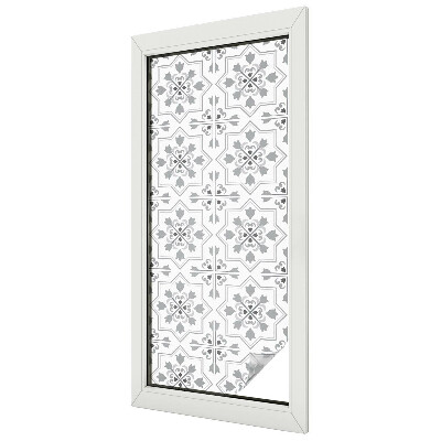 Fensterfolie mit Motiv Buntglas Symmetrische Ornamente