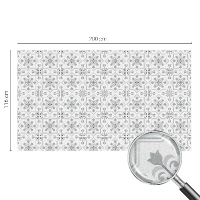 Fensterfolie mit Motiv Buntglas Symmetrische Ornamente