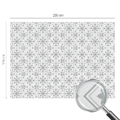 Fensterfolie mit Motiv Buntglas Symmetrische Ornamente