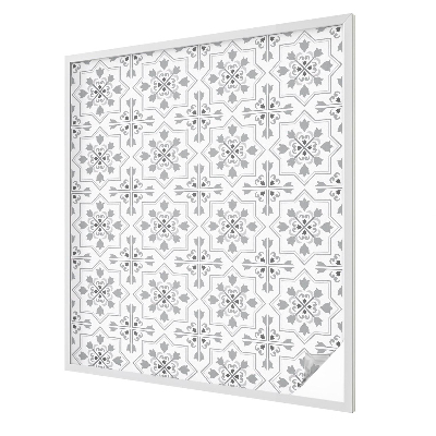 Fensterfolie mit Motiv Buntglas Symmetrische Ornamente