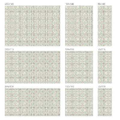 Fensterfolie Sichtschutz Blumenfliesen
