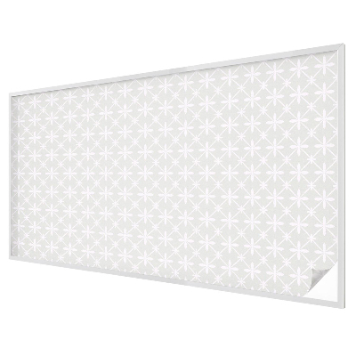 Milchglasfolie Fenster Buntglasoptik Blumensymmetrie