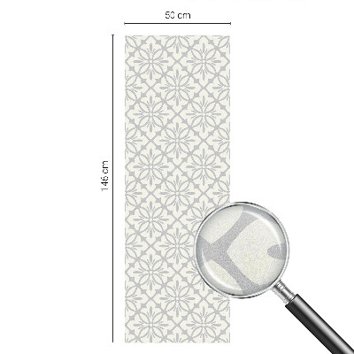 Sichtschutz Klebefolie für Fenster Blumenrosetten