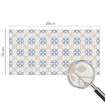 Milchglasfolie Fenster Buntglasoptik Blumenschönheit