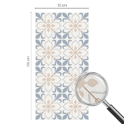 Milchglasfolie Fenster Buntglasoptik Blumenschönheit