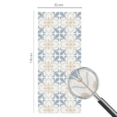 Milchglasfolie Fenster Buntglasoptik Blumenschönheit