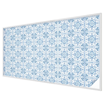 Fensterfolie mit Motiv Buntglas Blumenschmuck