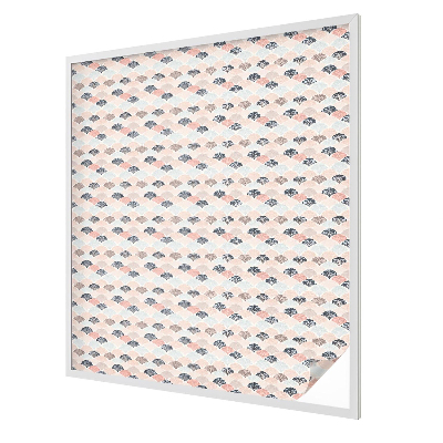 Sichtschutz Klebefolie für Fenster Fächermuster