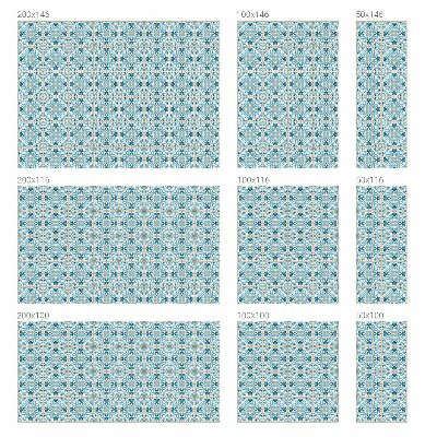 Milchglasfolie Fenster Buntglasoptik Blumenfliesen