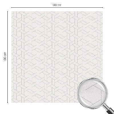 Fensterfolie Sichtschutz Geometrisches Geflecht