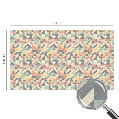 Milchglasfolie Fenster Buntglasoptik Die Energie der Geometrie