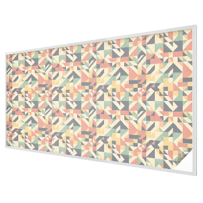 Milchglasfolie Fenster Buntglasoptik Die Energie der Geometrie