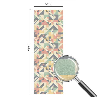 Milchglasfolie Fenster Buntglasoptik Die Energie der Geometrie