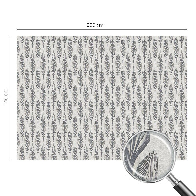 Fensterfolie mit Motiv Buntglas Elegante Federn