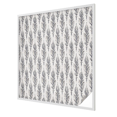 Fensterfolie mit Motiv Buntglas Elegante Federn