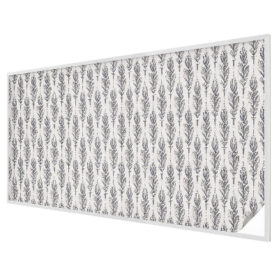 Fensterfolie mit Motiv Buntglas Elegante Federn